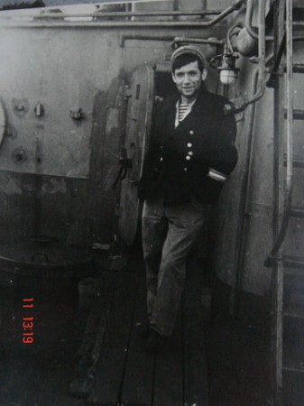 учебное  судно  в таллине на  ремонте  - 1969 г.