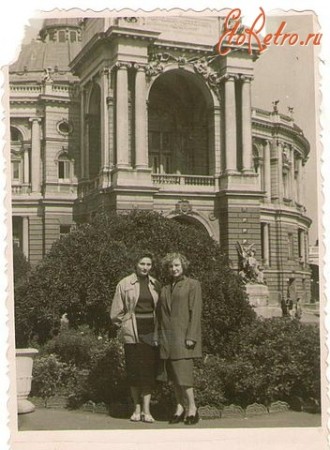 Одесса - у оперного театра.1950 год